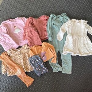 Toddler Girl Fall Clothing Bundle